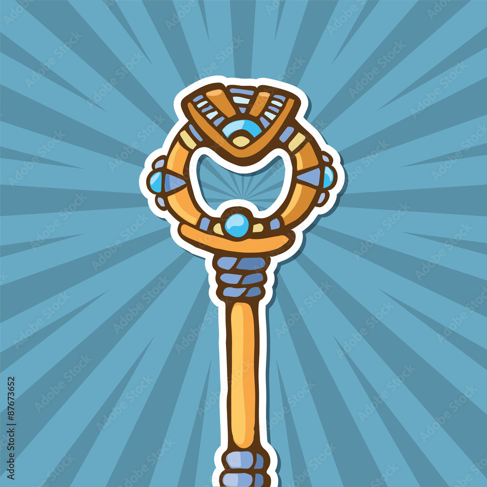 ancient gold key