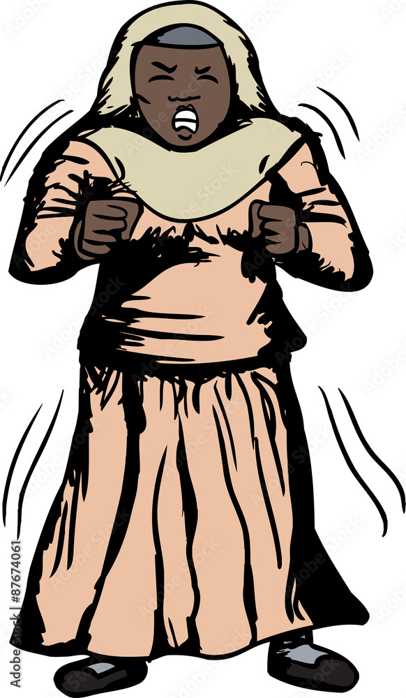 Frustrated Muslim Woman Frustrated Muslim Woman