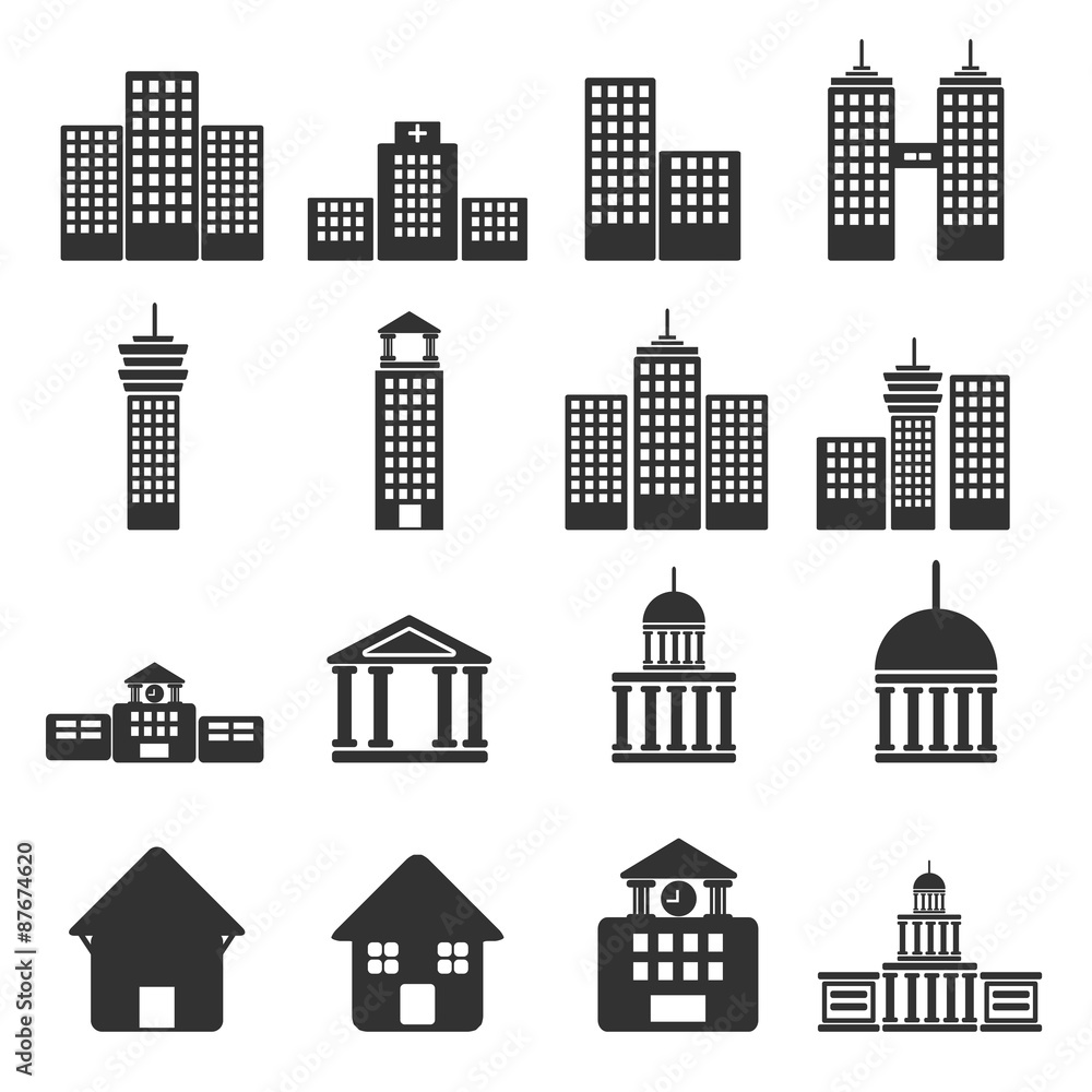House Real Estate building  icons