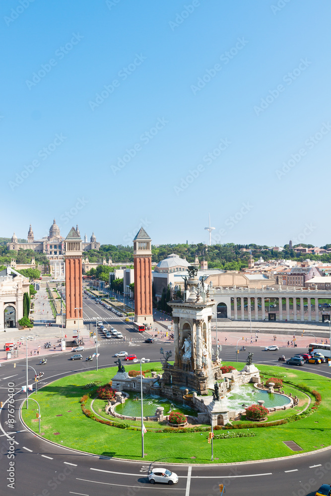 Naklejka premium Square of Spain, Barcelona