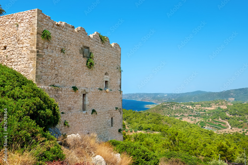 Fototapeta premium Kastelos. Rhodes, Greece