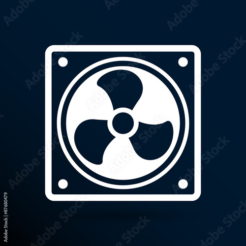 fan icon airflow cooling cooler confusing manual cold