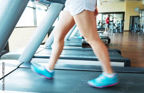 Exercising, Treadmill, Gym. © BillionPhotos.com