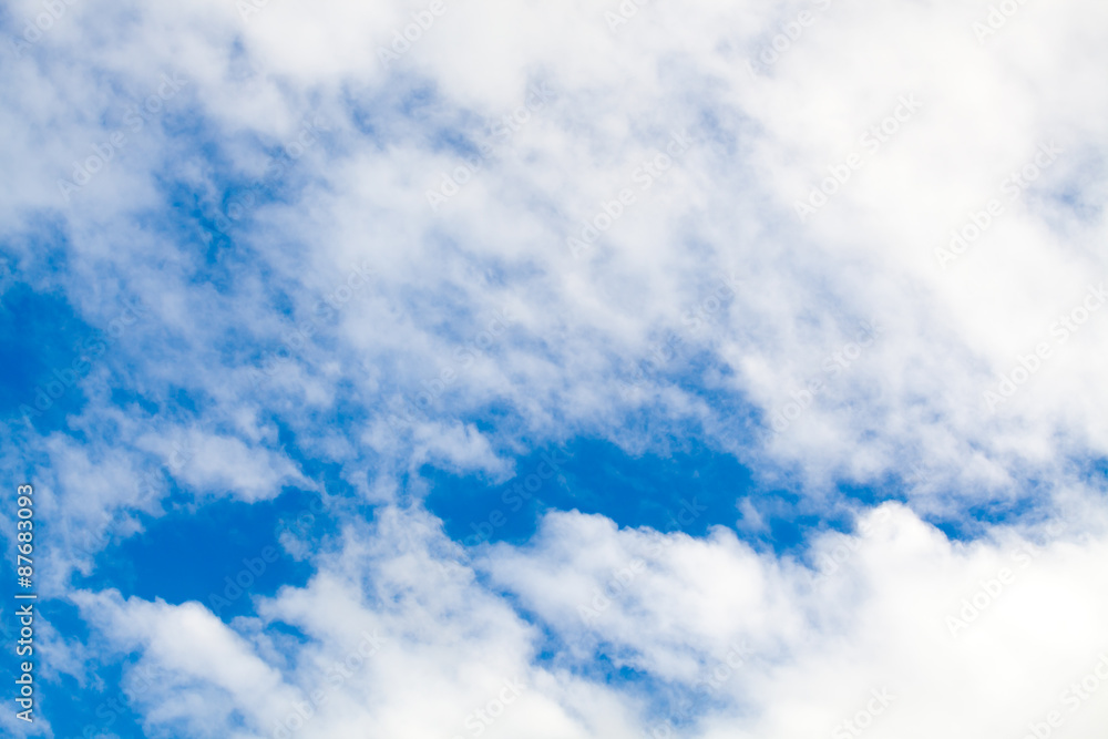 Obraz premium colorful dramatic sky with cloud at sunset