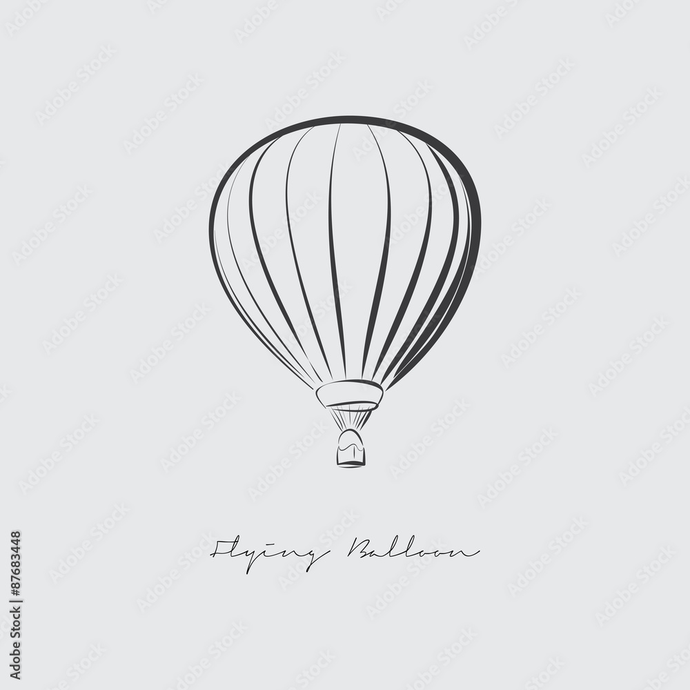 Fototapeta premium Flying Balloon vector