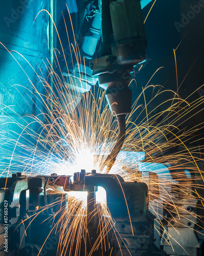 Welding Robot Machine Automotive Industry