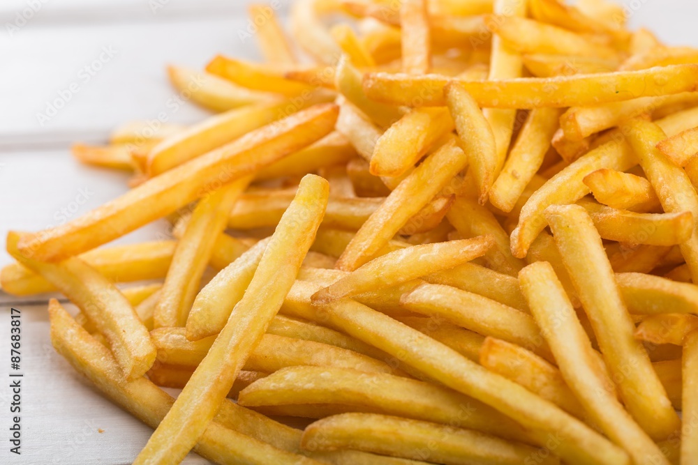French Fries, Fast Food French Fries, Heat.