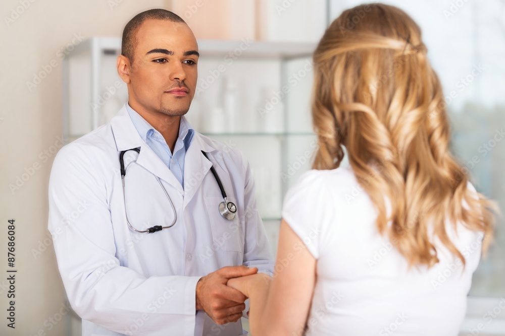 Doctor, patient, support. Doctor, patient, support.