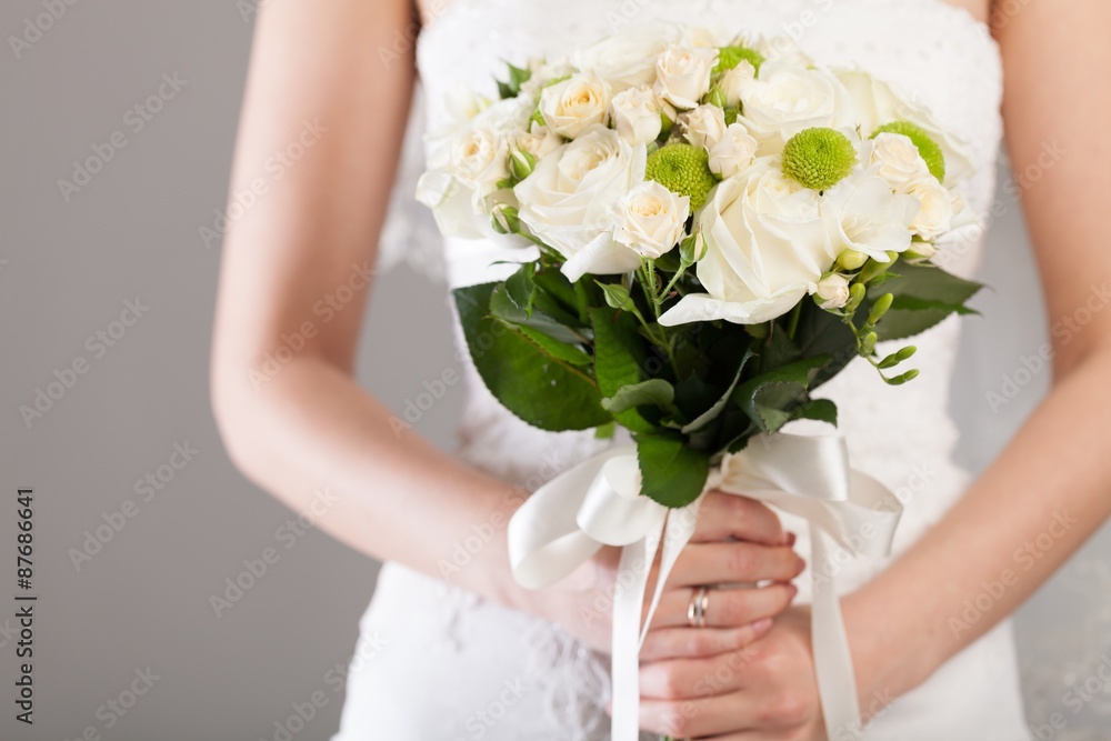 Wedding Dress, Bouquet, Wedding. Wedding Dress, Bouquet, Wedding.