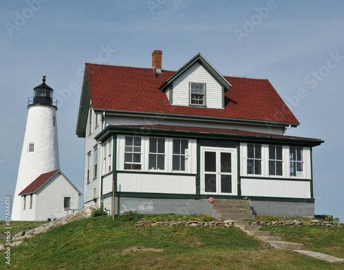 Baker's Island LIghthouse and Keeper's Cottage