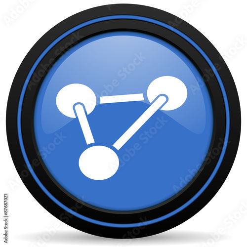 chemistry icon molecule sign