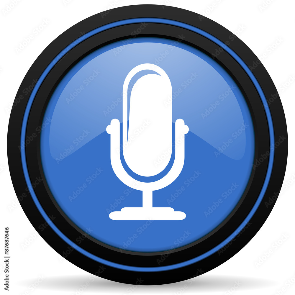 microphone icon podcast sign microphone icon podcast sign