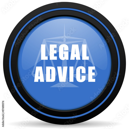 legal advice icon law sign