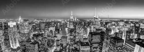 New York City Manhattan downtown skyline. #87689073