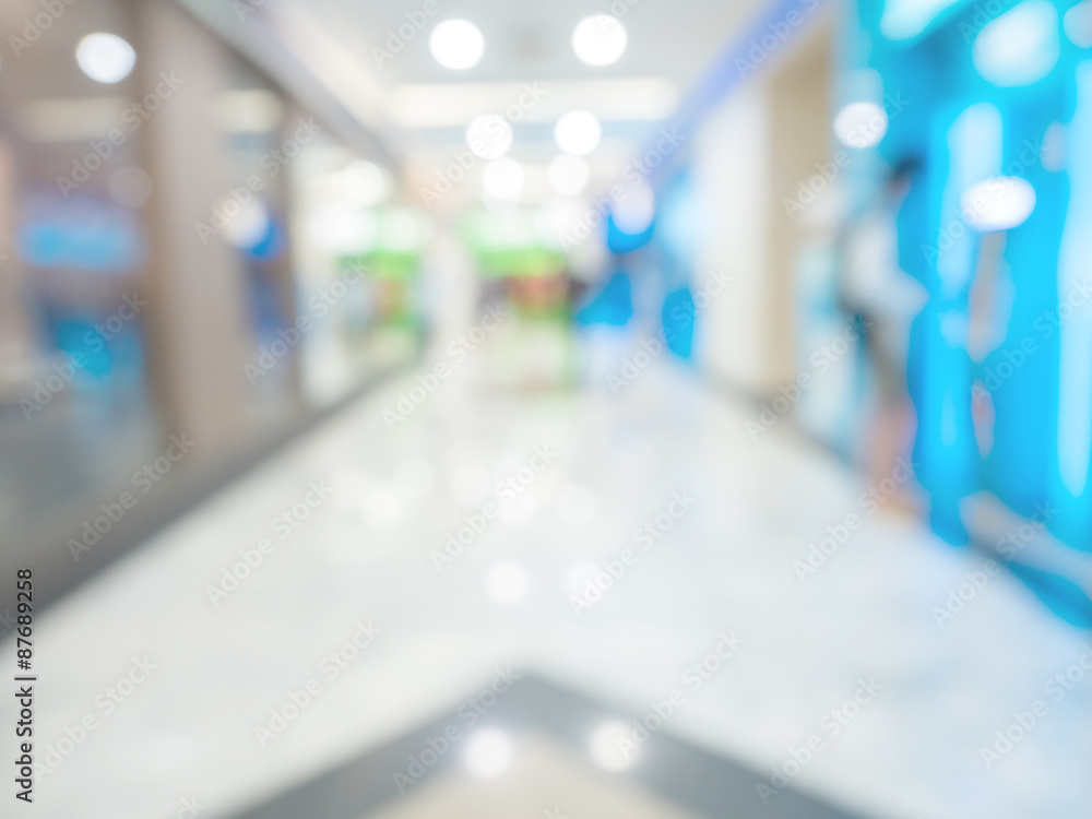 Blur store with bokeh background Blur store with bokeh background