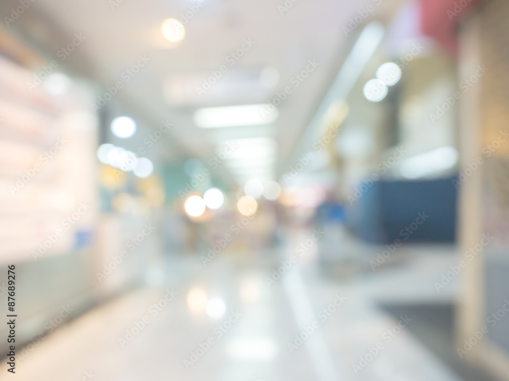 Blur store with bokeh background Blur store with bokeh background