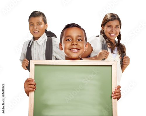 Hispanic Boys and Girl on W...