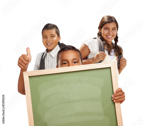 Students with Thumbs Up Hol...