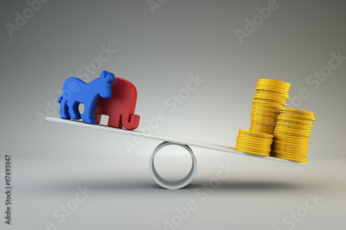 Money vs politics photo