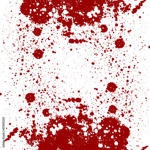 Vector splatter design. splatter red color on isolate background