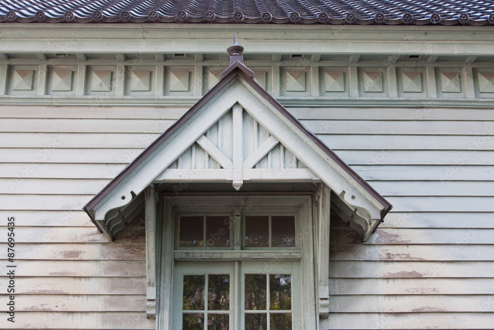 Obraz premium Old wooden building