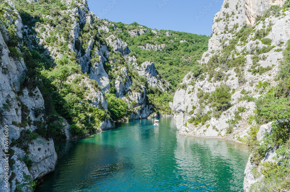 Lac de Sainte-Croix in Provence, France