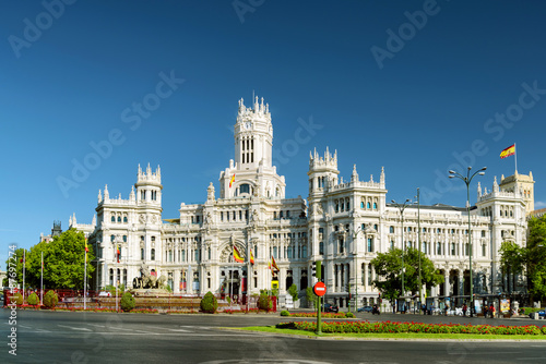 The Cybele Palace (Palace of Communication). Madrid, Spain