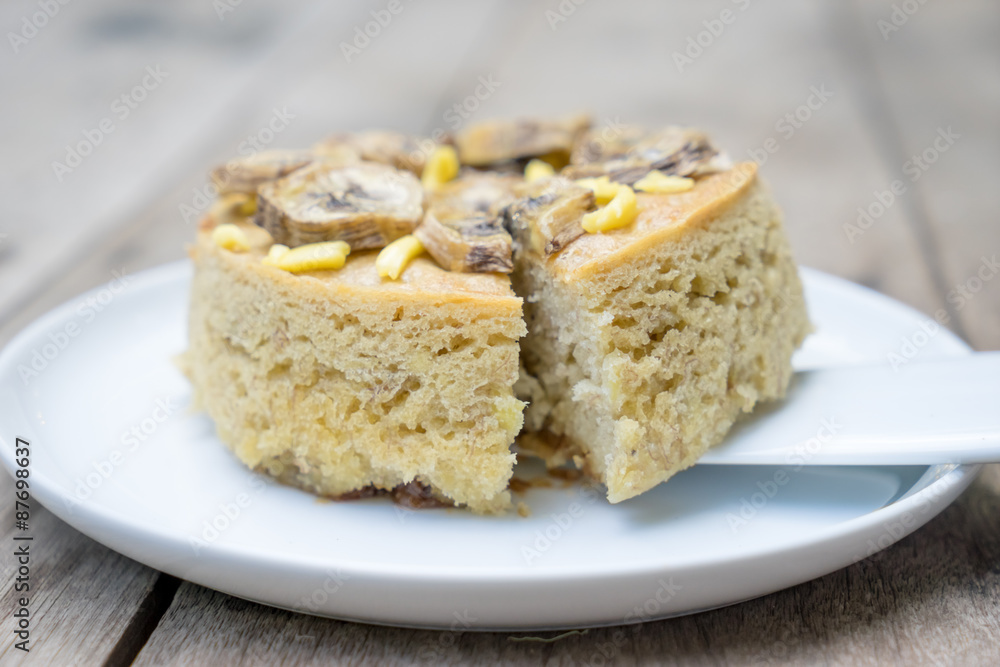 Homemade banana cake Homemade banana cake
