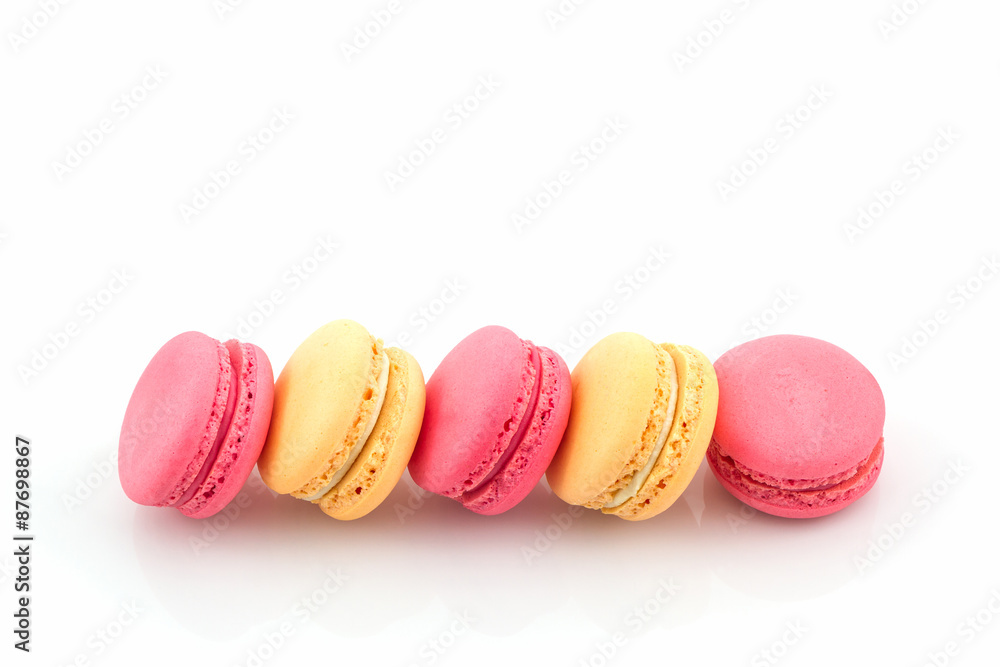 Sweet and colourful french macaron. Sweet and colourful french macaron.
