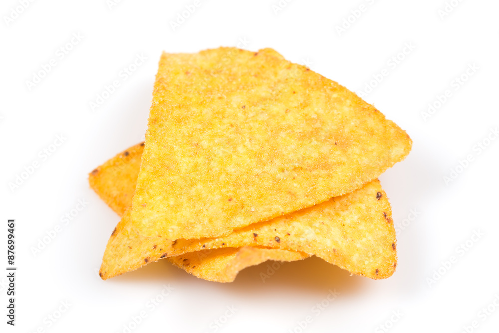 Corn nachos chips