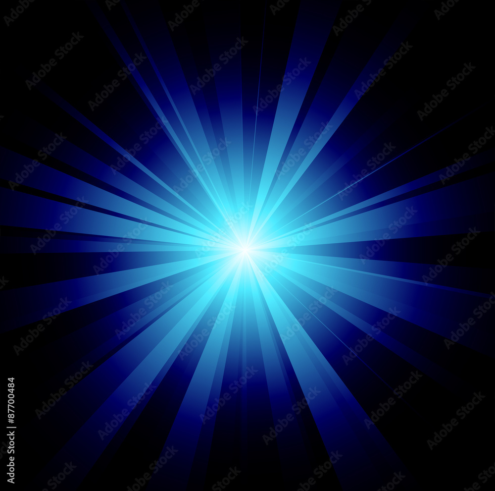 Blue color design with a burst vector file included