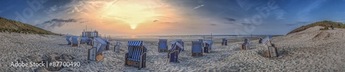 Norderney Panorama am Strand