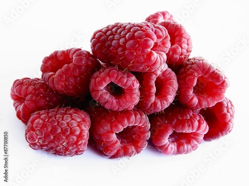 red,juicy,sweet raspberries