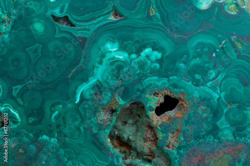 malachite: waves