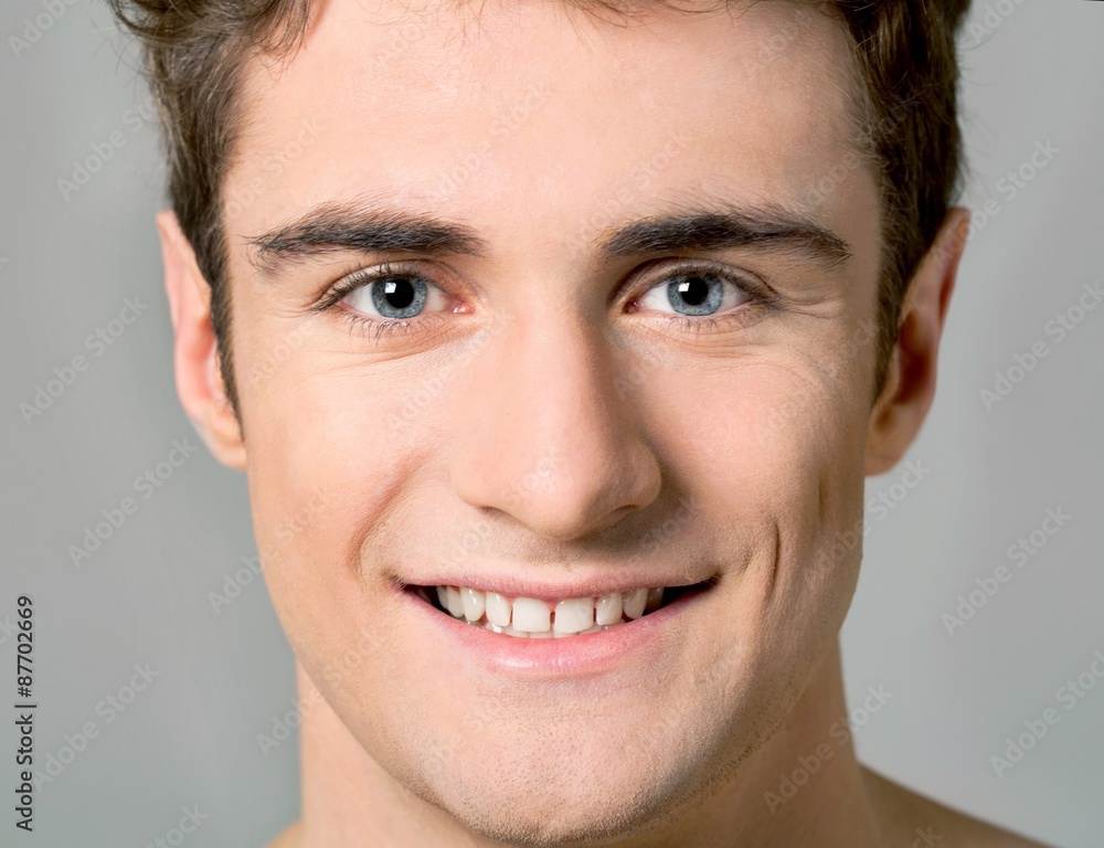 Fototapeta premium Human Face, Facial Expression, Men.