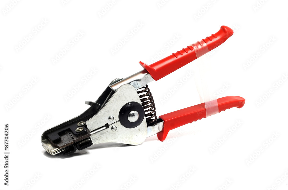 solid insulation stripper on a white background solid insulation stripper on a white background