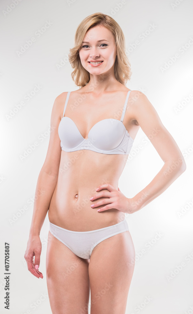 Obraz premium Woman in underwear