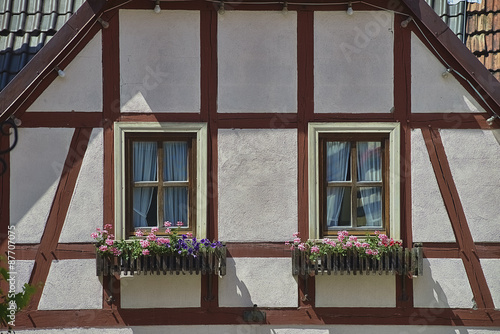 Fenster im Fachwerkhaus photo