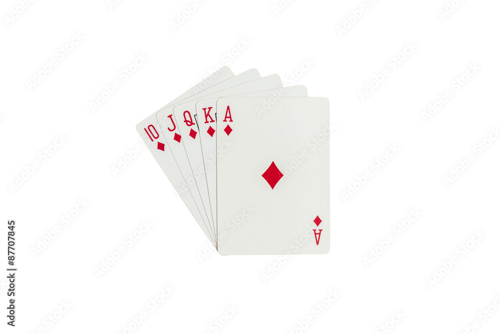 Obraz premium Playing cards isolated