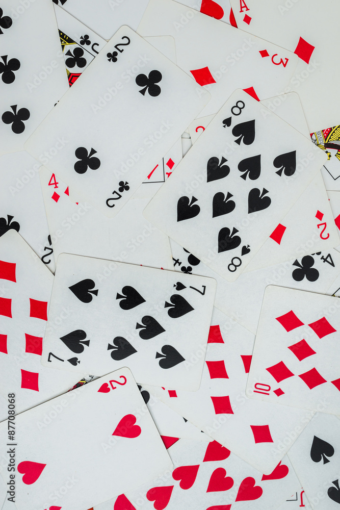 Playing cards background Playing cards background
