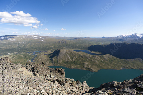 Besseggen Ridge in Jotunheimen National Park, Norway photo