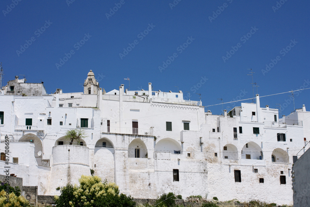Fototapeta premium CENTRO STORICO DI OSTUNI IN PUGLIA