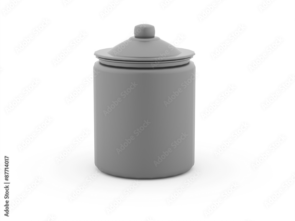 Silver glass isolated on white Silver glass isolated on white