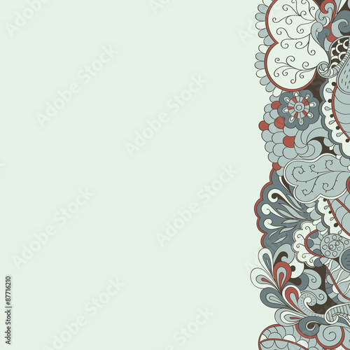 Tracery Card Business handmade mehendi - natural mood