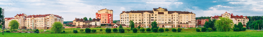 Fototapeta premium Apartment Houses In Minsk, Belarus