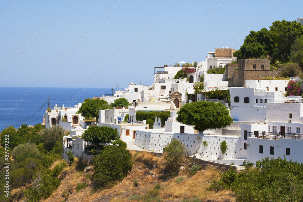 Obraz premium Lindos view