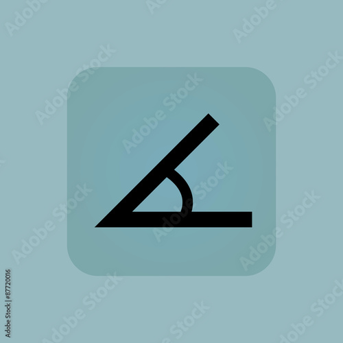 Pale blue angle icon