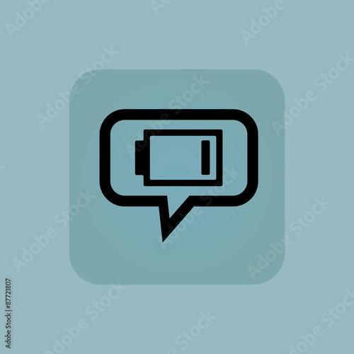 Pale blue low energy message