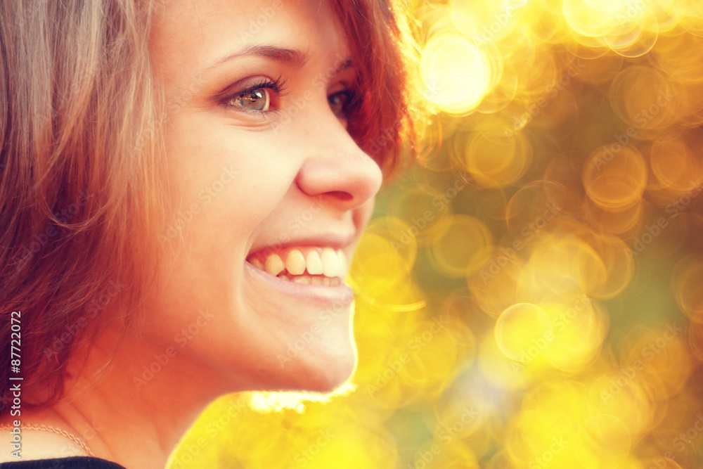 portrait of a beautiful brunette at sunset portrait of a beautiful brunette at sunset