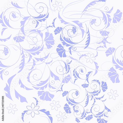 Floral seamless wallpaper pattern